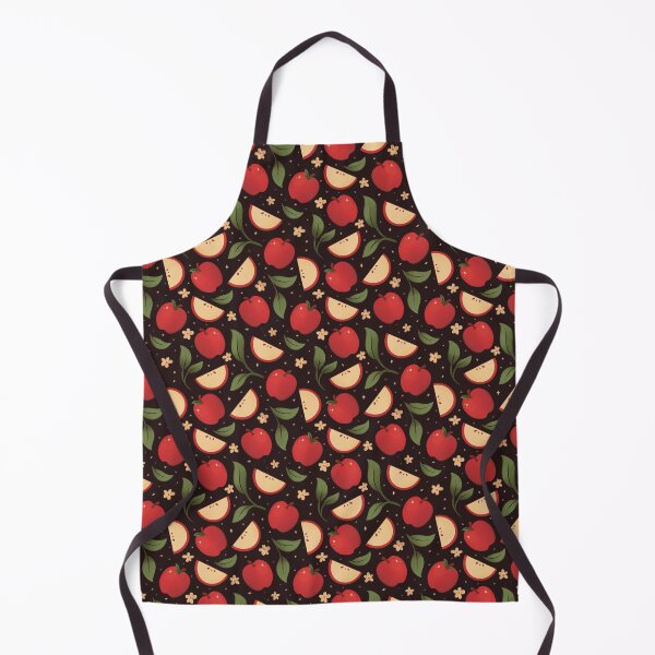 Item preview, Apple Pattern – Black designed and sold by Kaela Soltoff.