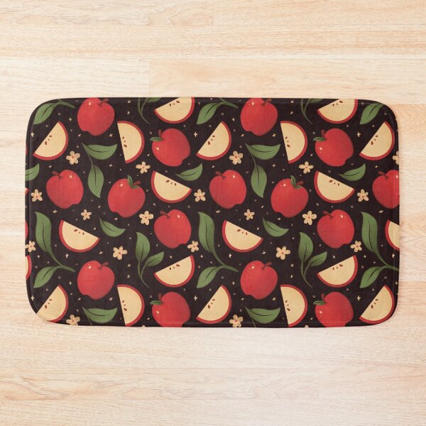 Item preview, Apple Pattern – Black designed and sold by Kaela Soltoff.
