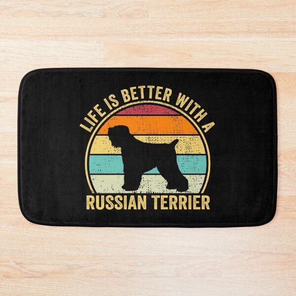 Item preview, Life is Better with a Russian terrier Shirt, Cool Russian terrier Dad Mom Dog Father, Russian terrier owner Christmas birthday gift designed and sold by xlnv.