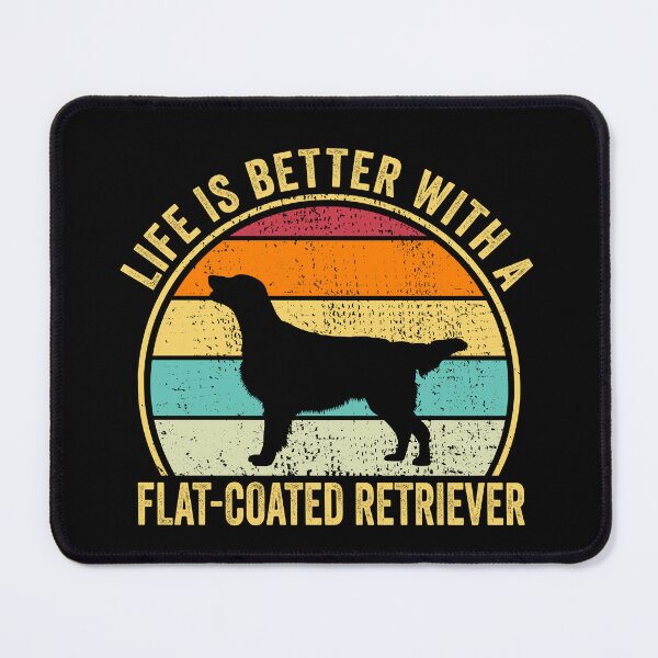 Item preview, Life is Better with a Flat-Coated retriever Shirt, Cool Flat-Coated retriever Dad Mom Dog Father, Flat-Coated retriever owner Christmas birthday gift designed and sold by xlnv.