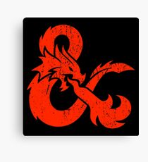 Dungeons&Dragons Canvas Print