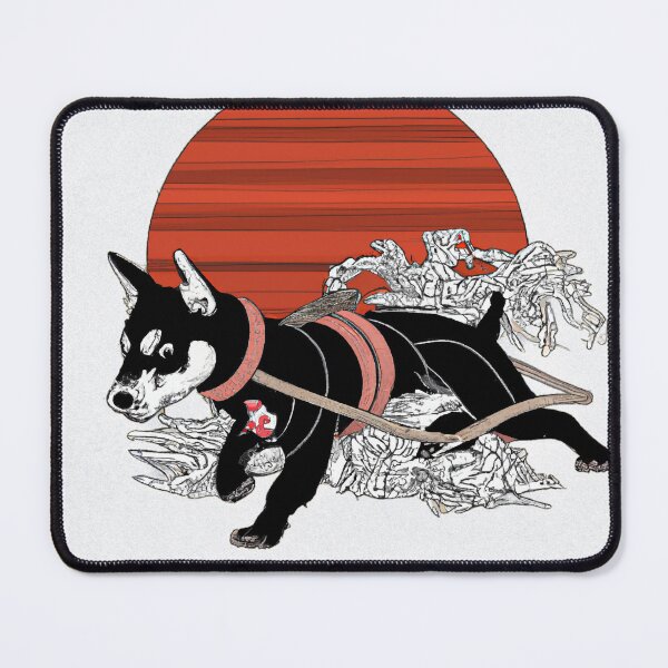 Item preview, ninja dog hokusai style designed and sold by kombos.