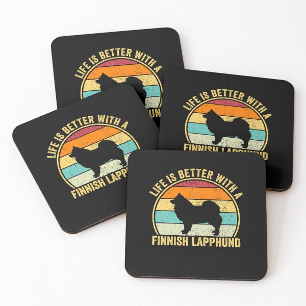 Item preview, Life is Better with a Finnish lapphund Shirt, Cool Finnish lapphund Dad Mom Dog Father, Finnish lapphund owner Christmas birthday gift designed and sold by xlnv.