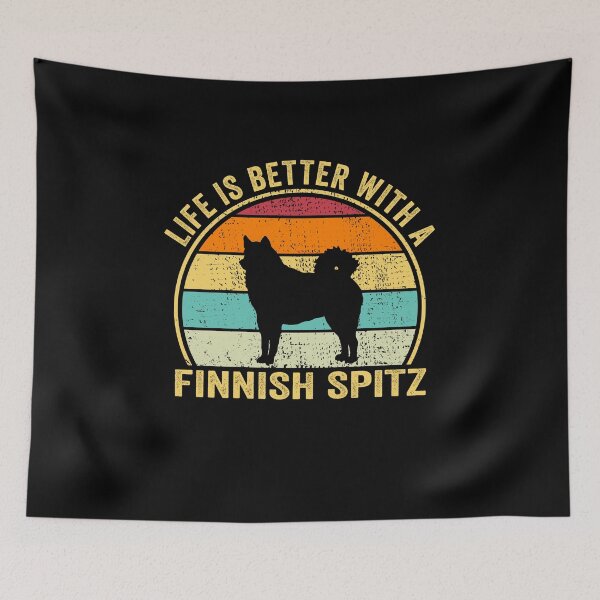 Item preview, Life is Better with a Finnish spitz Shirt, Cool Finnish spitz Dad Mom Dog Father, Finnish spitz owner Christmas birthday gift designed and sold by xlnv.