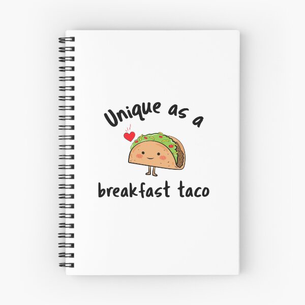 Item preview,  Unique as a breakfast taco-taco lovers-red heart designed and sold by PacePoint.