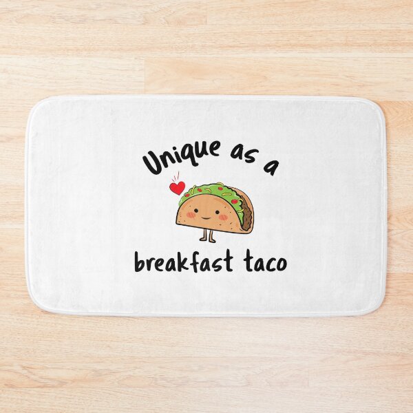 Item preview,  Unique as a breakfast taco-taco lovers-red heart designed and sold by PacePoint.