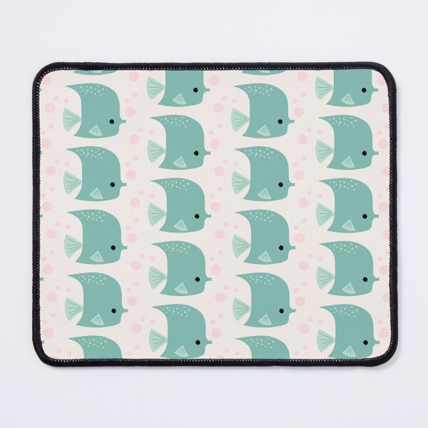 Item preview, Under the Sea Blue Tropical Fish on White designed and sold by Heather Rosas.