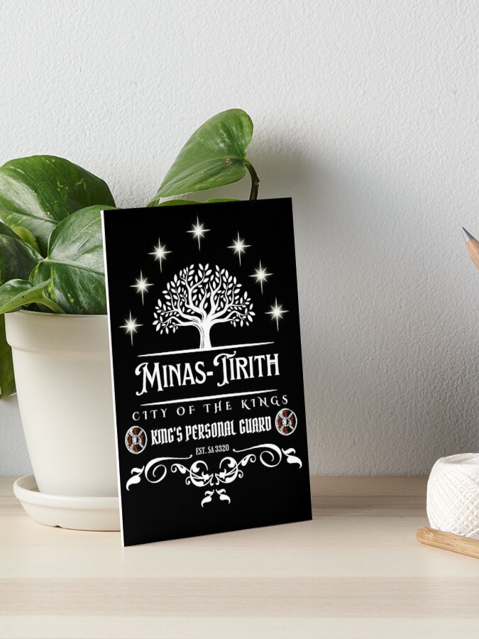 Minas Tirith  Art Board Print for Sale by geniaxudietelka