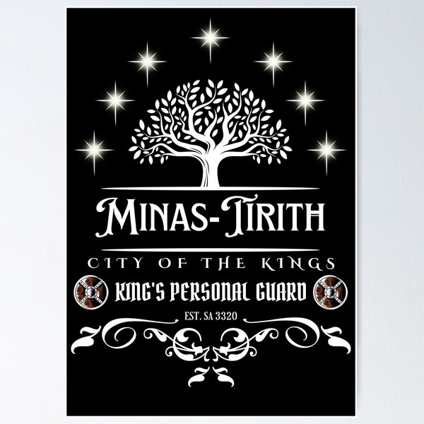 minas tirith' Poster, picture, metal print, paint by Designersen
