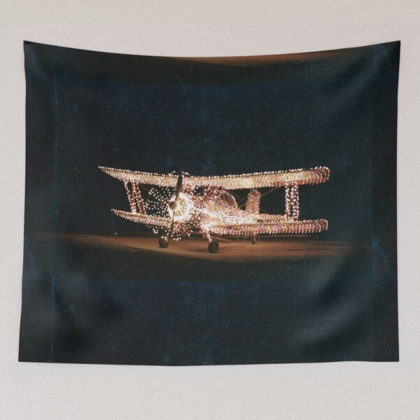Item preview, Vintage Plane at Christmas designed and sold by BGPickers.