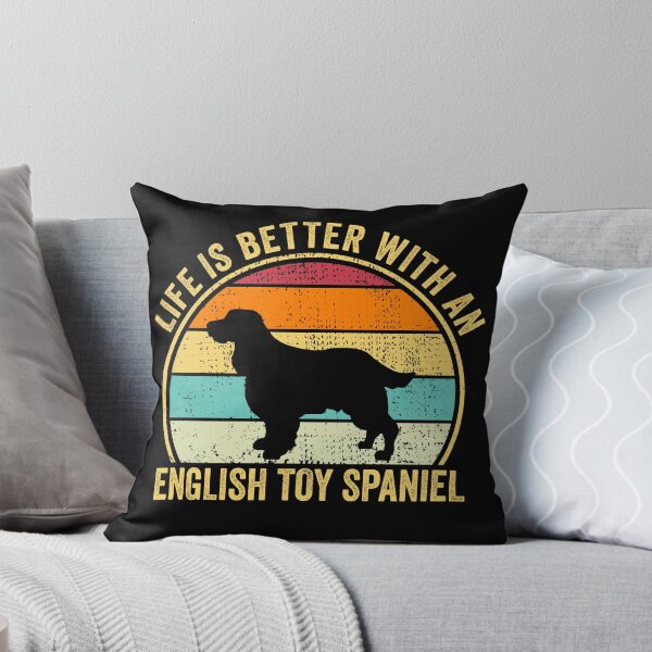 Artikelvorschau, Das Leben ist besser mit einem englischen Toy Spaniel-Shirt, coolem englischen Toy Spaniel-Vater, Mutter, Hundevater, englischem Toy Spaniel-Besitzer, Weihnachtsgeburtstagsgeschenk entworfen und verkauft von xlnv.