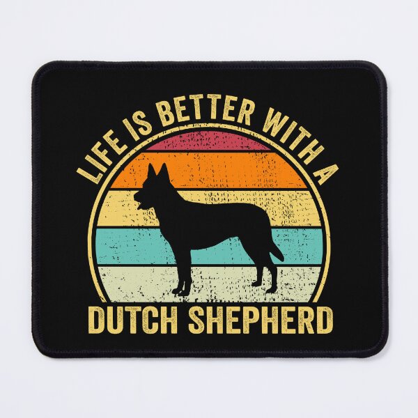 Item preview, Life is Better with a Dutch shepherd Shirt, Cool Dutch shepherd Dad Mom Dog Father, Dutch shepherd owner Christmas birthday gift designed and sold by xlnv.