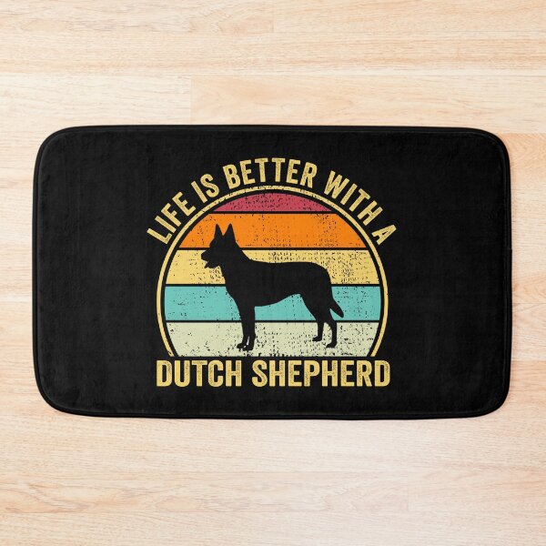 Item preview, Life is Better with a Dutch shepherd Shirt, Cool Dutch shepherd Dad Mom Dog Father, Dutch shepherd owner Christmas birthday gift designed and sold by xlnv.