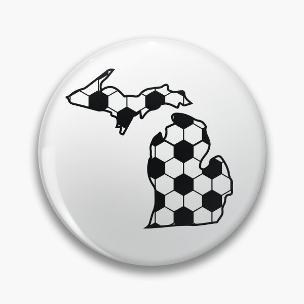Item preview, Michigan state with soccer pattern designed and sold by PepaAnaRB.