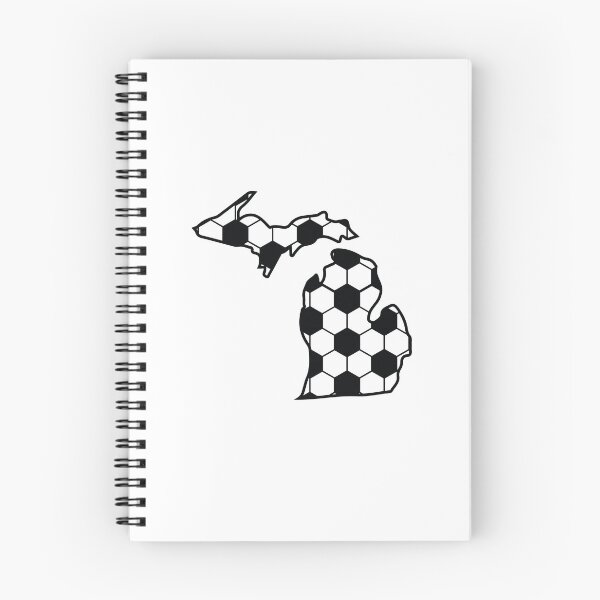 Item preview, Michigan state with soccer pattern designed and sold by PepaAnaRB.