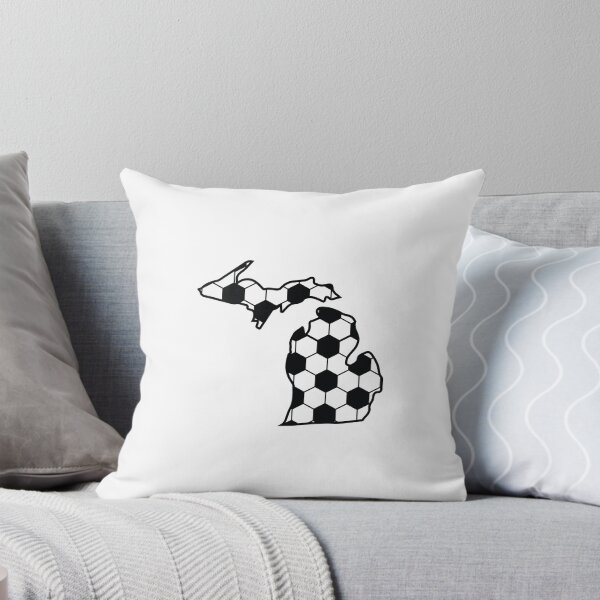 Item preview, Michigan state with soccer pattern designed and sold by PepaAnaRB.
