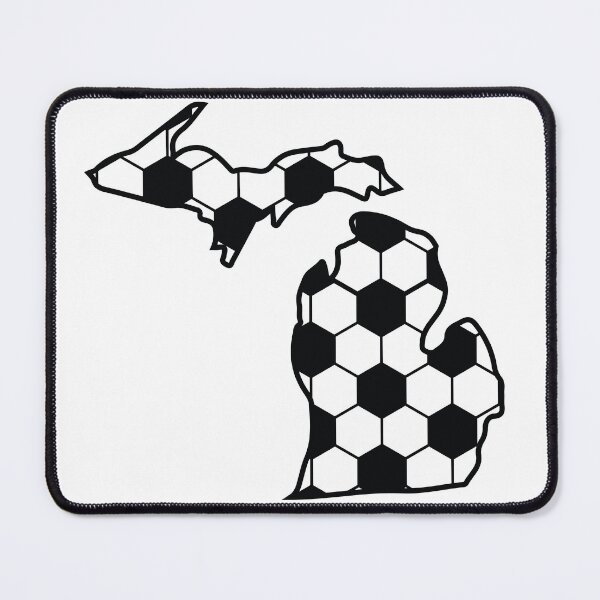 Item preview, Michigan state with soccer pattern designed and sold by PepaAnaRB.