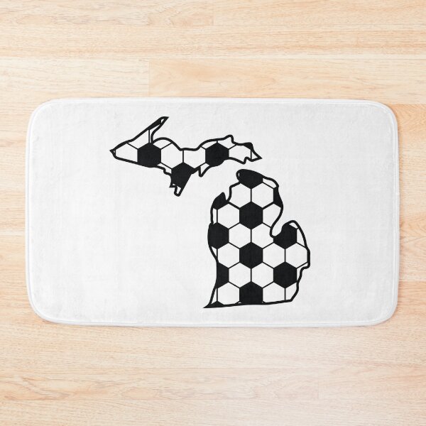 Item preview, Michigan state with soccer pattern designed and sold by PepaAnaRB.