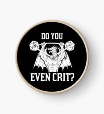 do you even crit? Clock
