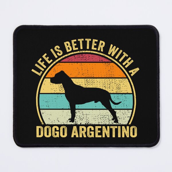 Item preview, Life is Better with a Dogo argentino Shirt, Cool Dogo argentino Dad Mom Dog Father, Dogo argentino owner Christmas birthday gift designed and sold by xlnv.