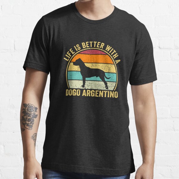Dogo Argentino Herren T-Shirt Spruch Perfekt Geschenk Idee Hunde Besitzer Lustig 