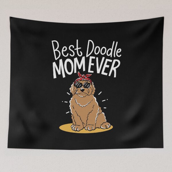 Artikelvorschau, Beste Doodle-Mutter aller Zeiten Hundeliebhaber-Pelz-Mutter-Muttertag entworfen und verkauft von haselshirt.