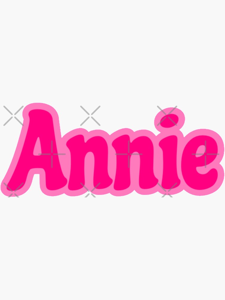 "Annie" Sticker for Sale by radiantdark Redbubble