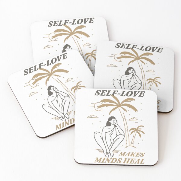 Item preview, self love makes minds heal motivational quote designed and sold by Nostalgic  Treasure.