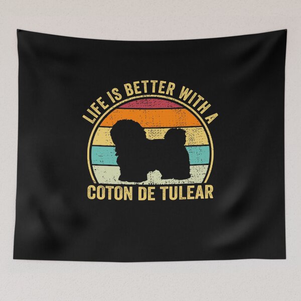 Item preview, Life is Better with a Coton de tulear Shirt, Cool Coton de tulear Dad Mom Dog Father, Coton de tulear owner Christmas birthday gift designed and sold by xlnv.