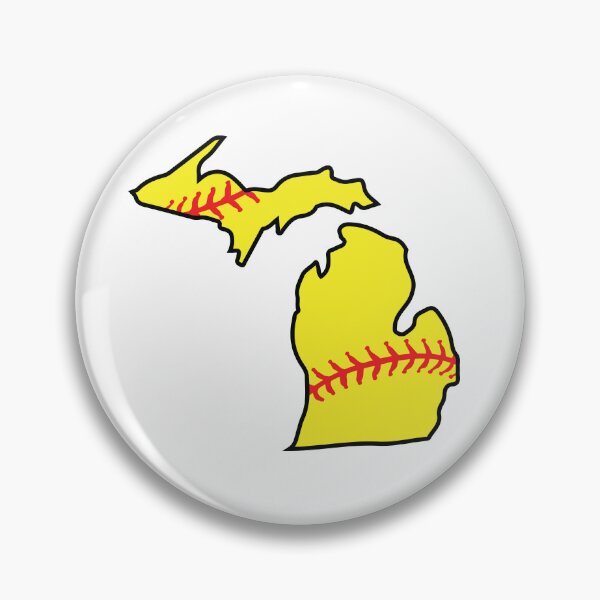 Item preview, Michigan state with baseball pattern designed and sold by PepaAnaRB.