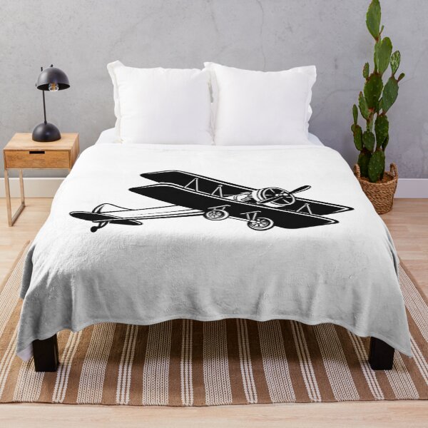 Item preview, Biplane Black and White designed and sold by Goba Bali Studio.
