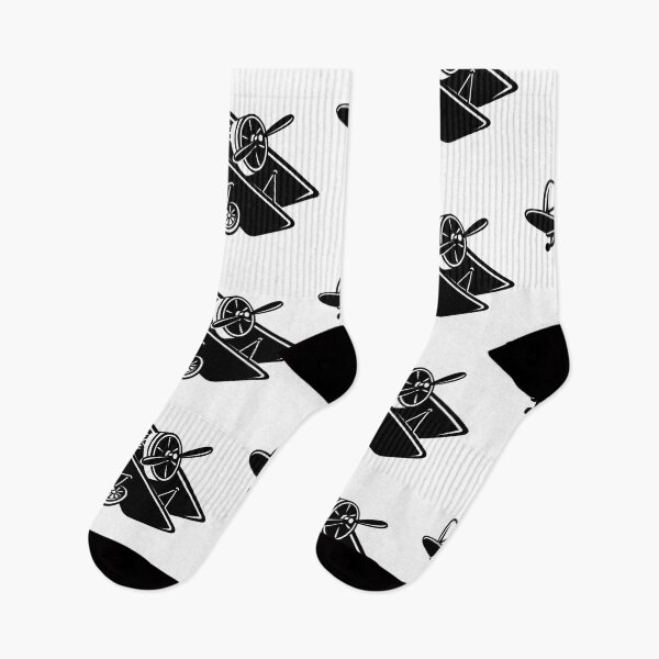 Item preview, Biplane Black and White designed and sold by Goba Bali Studio.