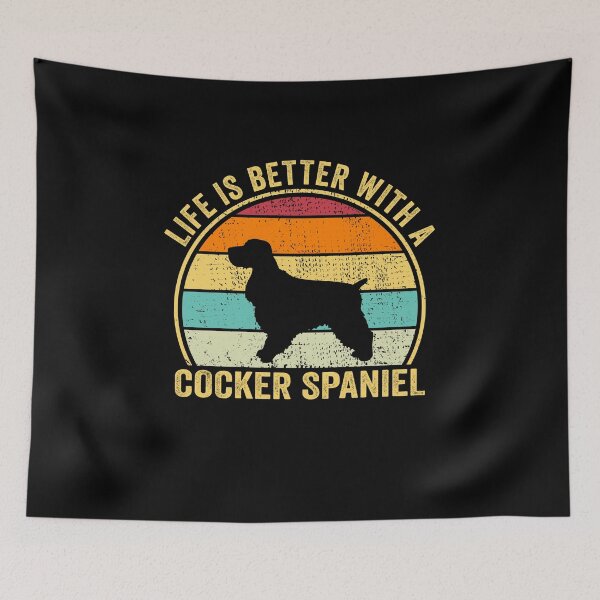Item preview, Life is Better with a Cocker spaniel Shirt, Cool Cocker spaniel Dad Mom Dog Father, Cocker spaniel owner Christmas birthday gift designed and sold by xlnv.