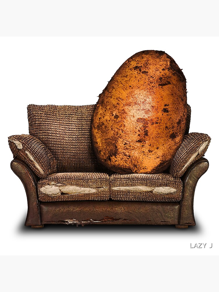 "COUCH POTATO" Poster for Sale by LAZYJSTUDIOS Redbubble