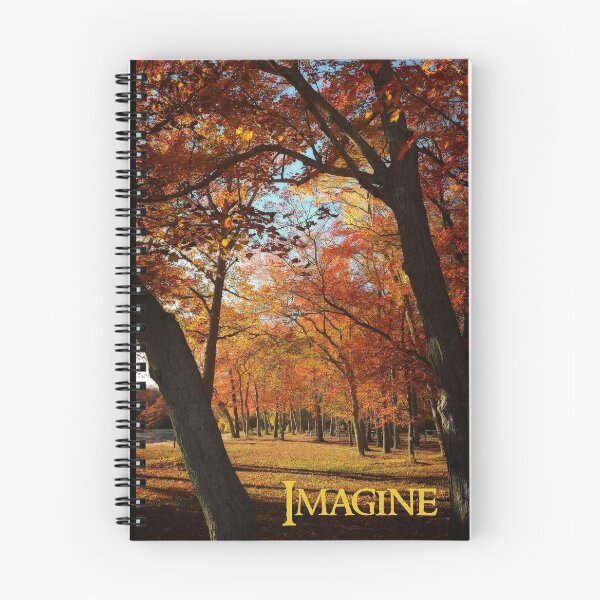 Item preview, Imagine, inspiring autumn scene and blue skies. designed and sold by silvaris.