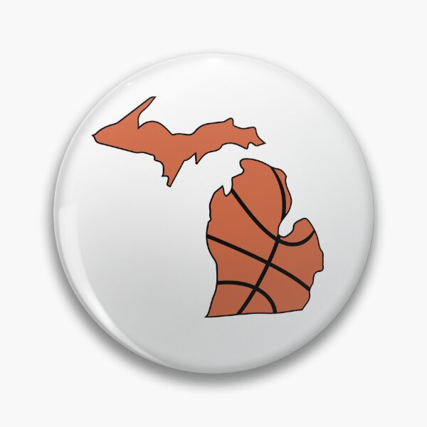 Item preview, Michigan state with basketball pattern designed and sold by PepaAnaRB.