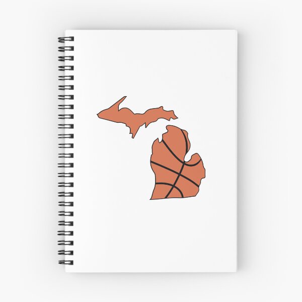 Item preview, Michigan state with basketball pattern designed and sold by PepaAnaRB.