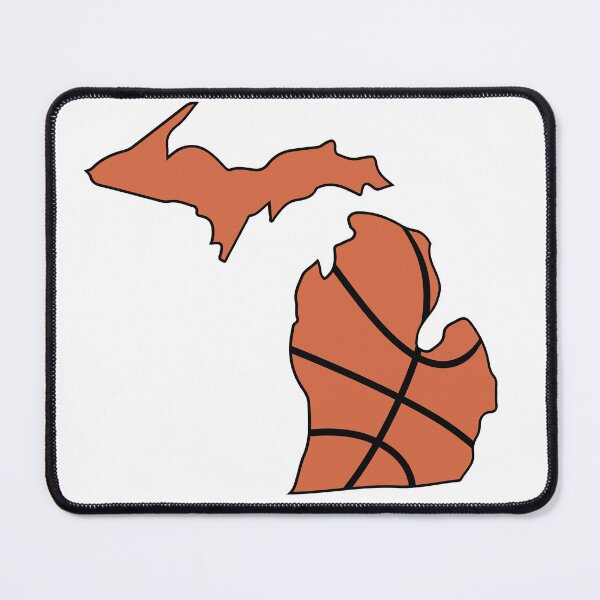 Item preview, Michigan state with basketball pattern designed and sold by PepaAnaRB.