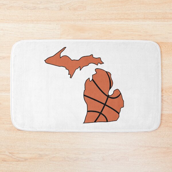 Item preview, Michigan state with basketball pattern designed and sold by PepaAnaRB.
