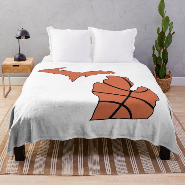 Item preview, Michigan state with basketball pattern designed and sold by PepaAnaRB.