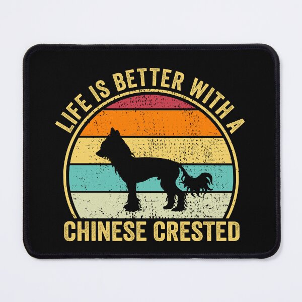 Item preview, Life is Better with a Chinese crested Shirt, Cool Chinese crested Dad Mom Dog Father, Chinese crested owner Christmas birthday gift designed and sold by xlnv.