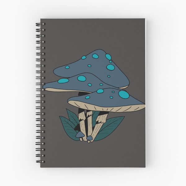 Item preview, bluish mushrooms designed and sold by RulitosThomas.