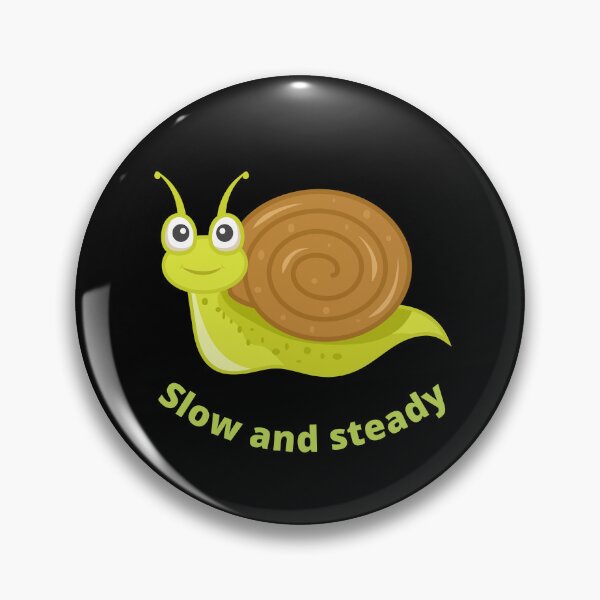 Item preview, Funny Slow and Steady Snail T-Shirt designed and sold by 3TFashion.