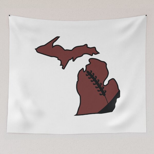 Item preview, Michigan state with football pattern designed and sold by PepaAnaRB.