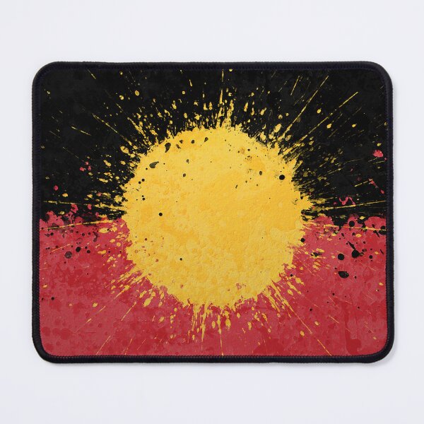 Item preview, Abstract Australian Aboriginal Flag Art, Australian Aboriginal Flag For Aboriginal People, Australian Aboriginal Flag Designs, Aboriginal Flag Art Oil Paint designed and sold by Trendymotion.