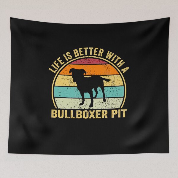 Item preview, Life is Better with a Bullboxer pit Shirt, Cool Bullboxer pit Dad Mom Dog Father, Bullboxer pit owner Christmas birthday gift designed and sold by xlnv.