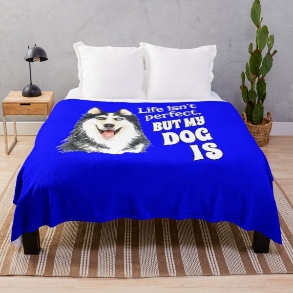 Item preview, Husky Dog Lover Gifts Siberian Husky Owner Life Isn't Perfect, But My Dog Is  designed and sold by fantasticdesign.