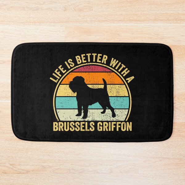 Item preview, Life is Better with a Brussels griffon Shirt, Cool Brussels griffon Dad Mom Dog Father, Brussels griffon owner Christmas birthday gift designed and sold by xlnv.
