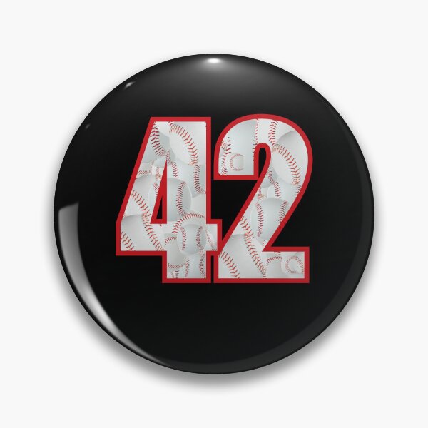 Artikelvorschau, Baseball-Nummer #42 Zweiundvierzig Glückliche Lieblings-Jersey-Nummer entworfen und verkauft von smartrocket.
