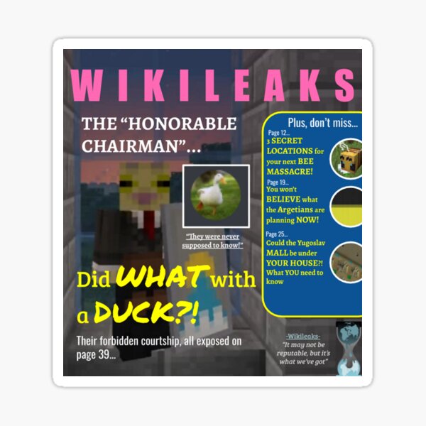 Wikileaks Parody Sticker